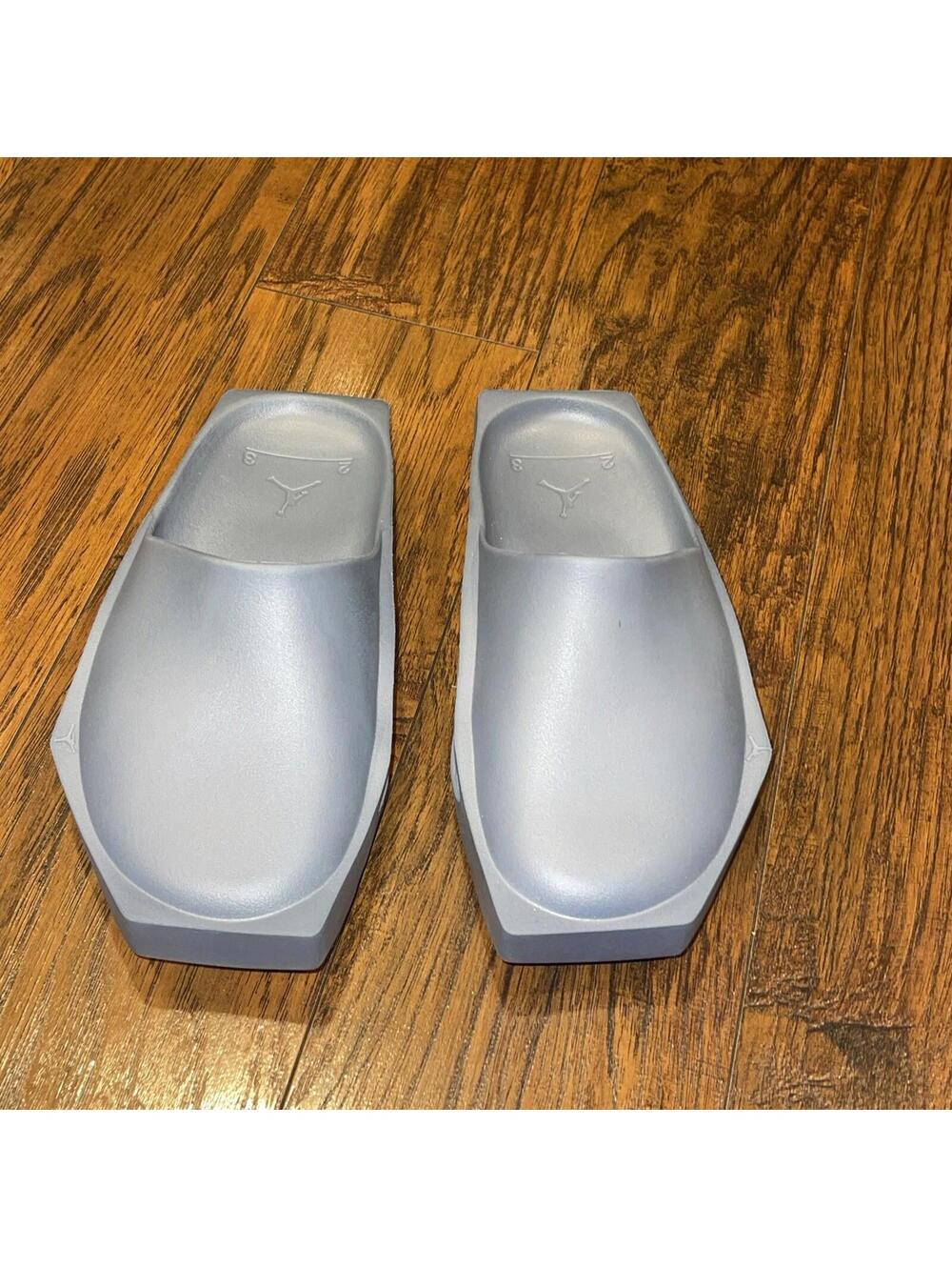 NIKE JORDAN HEX MULE SANDALS SLIDES OZONE BLUE DX6405-004 SIZE 5 - Picture 3 of 8